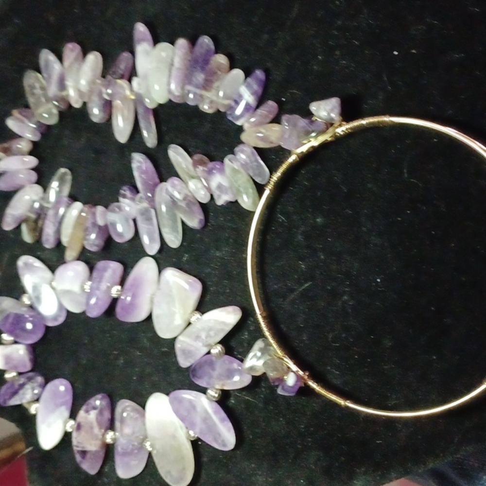 Beautiful Amethyst Bracelet Bundle - image 1